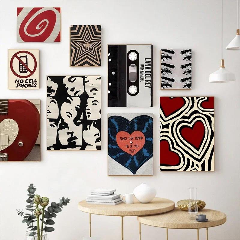 Sustainable Living Eco Friendly - Posters Y2K Rock Style Canvas Painting