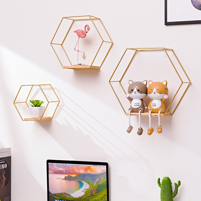 3Pcs/Set Hexagon Shape Iron Wa - огляд і ціна Sustainable Living Eco Friendly
