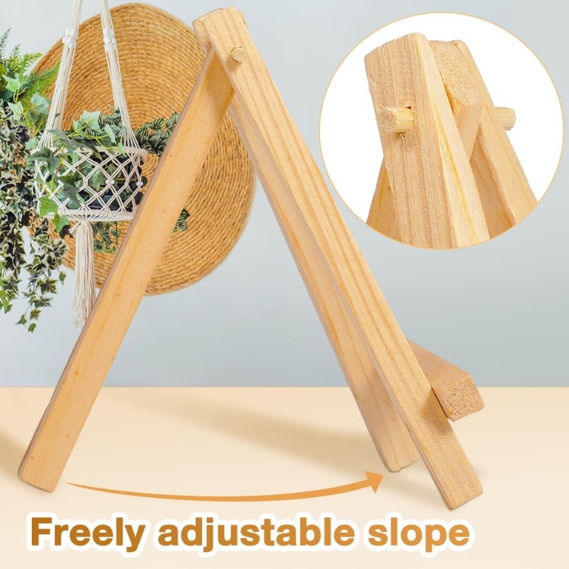 30Pcs Mini Wooden Easel Stands - огляд і ціна Sustainable Living Eco Friendly