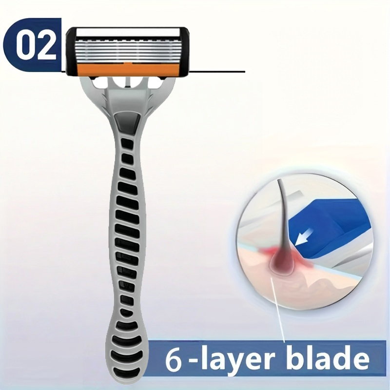 NEW Shaver Men Razor Shaving 6 - огляд і ціна Safety Razor Handle