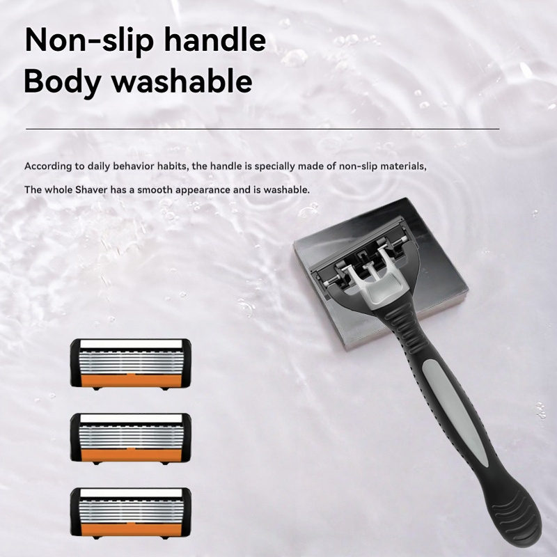 NEW Shaver Men Razor Shaving 6 - огляд і ціна Safety Razor Handle