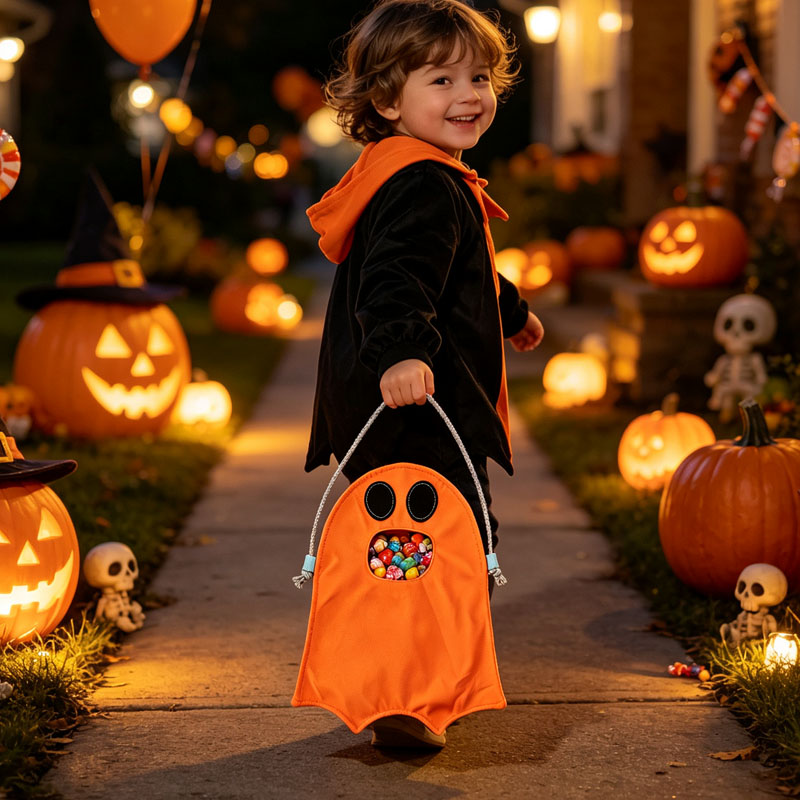 Halloween Ghost Treat Bag Cand - огляд і ціна Sustainable Living Eco Friendly